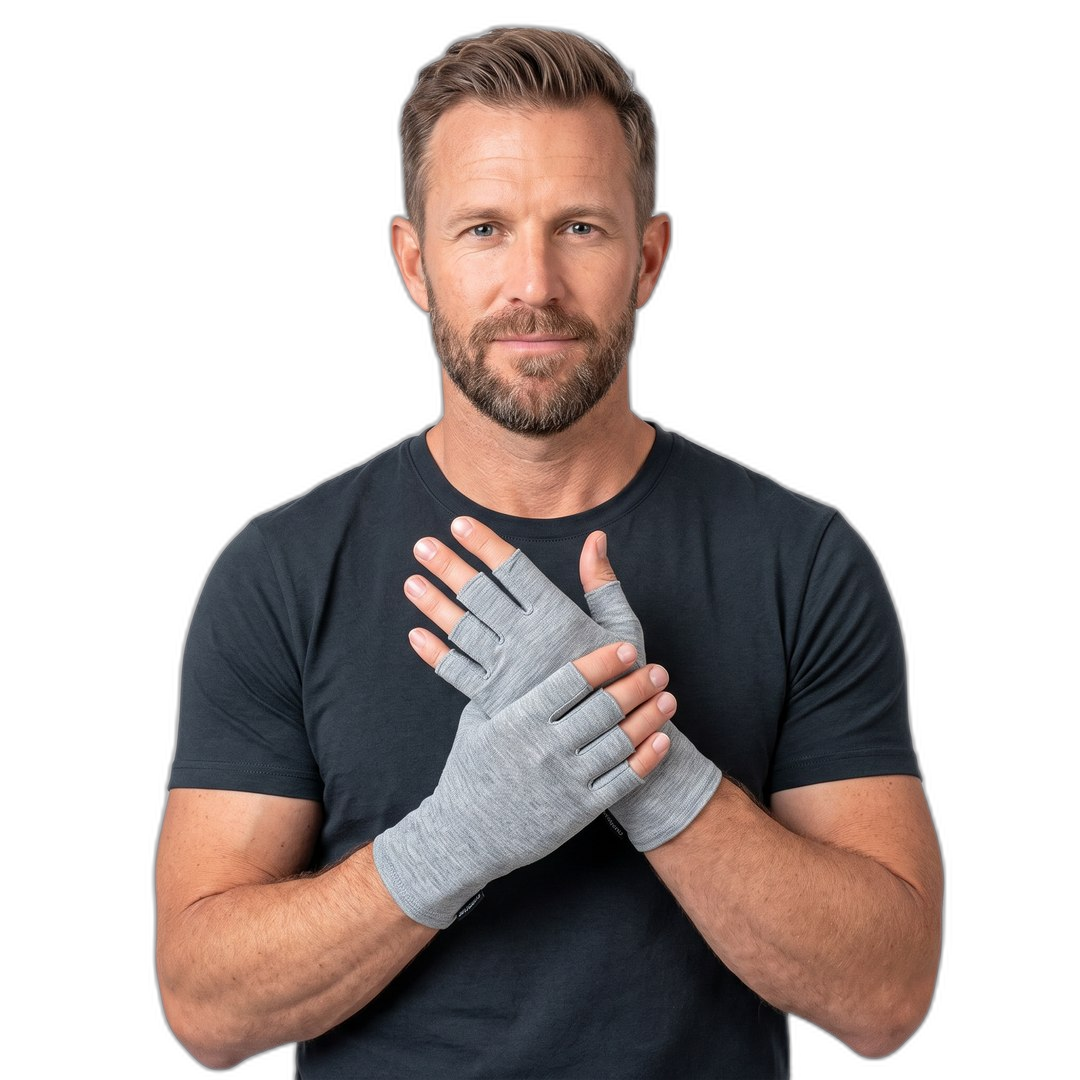 Wearing Nuvoira gloves